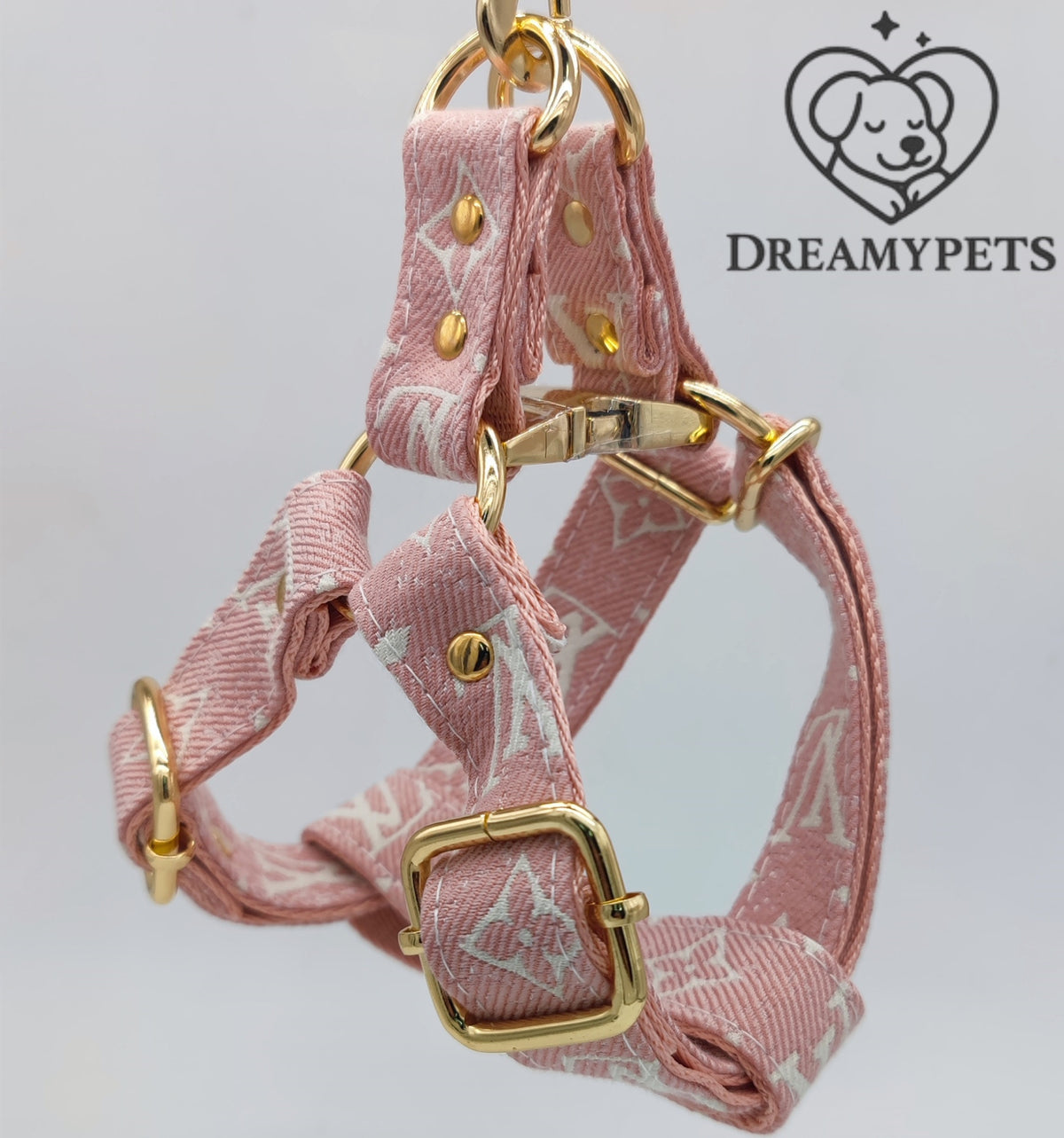 SET LV ROSA (pettorina e guinzaglio)
